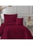 Soldi Perla Bordo Tek Kişilik Yatak Örtüsü 2