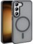 Samsung Galaxy S24 Fe Kılıf Magsafe Şarj Özellikli Mat Arka Yüzey Sio Kapak-Gri 1