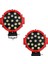 Offroad Sis Lambası Kırmızı Çerçeve 17 Power Ledli 51W 12-48V Set / LASS289 1