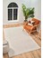 Mazza 7004 Krem Yumuşak Dokulu Modern Salon Mutfak Koridor Halısı Tozumaz Makine Halısı 160x230 1