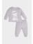 Kız Bebek Pijama Takımı Bisiklet Yaka Yılbaşı Temalı Uzun Kollu Velur Üst Beli Lastikli Uzun Alt D7174A524WN 1