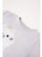 Kız Bebek Pijama Takımı Bisiklet Yaka Yılbaşı Temalı Uzun Kollu Velur Üst Beli Lastikli Uzun Alt D7174A524WN 3