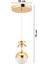 Kelebek Tekli Gold 3 Renk Ledli Kristal Taşlı Modern LED Avize 3