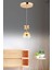 Kelebek Tekli Gold 3 Renk Ledli Kristal Taşlı Modern LED Avize 5