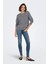 Onliconic Pamuk Karışımlı Slim Fit Yüksek Bel Dar Paça Jeans Bayan Kot Pantolon 15332036 2