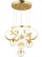 Modern Zümrüt Led Avize, Şık ve Tarz, 4'lü, 50x70, Plastik, Oturma ve Salon İçin 3