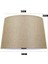 Şık ve modern küçük lamba şapkası, ev dekoruna tarz katacak tasarım, bej renk. 2