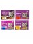 Punch Tavuklu,somonlu,sığır Etli,ton Balıklı Karışık Yaş Mama 4X85 gr 16 Paket 1