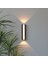 3000K Günışığı 12 Watt LED Aplik, Iç ve Dış Mekan Duvar Aplik, Modern Armatür, Teras, Balkon Aplik 2