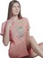 Bayan Kısakol Şortlu Pijama Takım 2