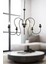 Flor 5li Siyah Modern Yatak Odası Mutfak Salon Avize 1