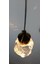 Tuli Tekli Gold Kaplamalı Sarkıt Avize Modern Avize Kristal Cam 3 Renk Avize LED Ampul Şık Tasarım 4
