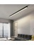 Modern Siyah Lineer LED Tavana Avize, 120 cm, Gün Işığı, Şık ve Enerji Tasarruflu Tasarım 1