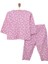 Kaşkorse Çiçek Desen Uzun Kol Pijama Takımı 2