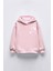 Miniko Kids Kız Çocuk Lifes Garden Baskılı Kapüşonlu Manşetli Sweatshirt 1