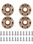 4 Adet Br 12MM Tekerlek Hex Hub Adaptörü 1.9 2.2 Jant Için, 22MM (Yurt Dışından) 3