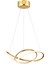 Belina Gold Sarkıt 48 Watt Ofis Avizeleri 3 Renkli Ledli Modern Mutfak Banyo Salon Sarkıt Avize 3
