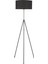 Şık Piramit Metal Lambader, Siyah, Modern Tasarım, Tripod Model, 151-200cm Yükseklik 3