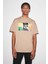 Farout Oversize Bej T-Shirt 1