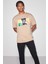 Farout Oversize Bej T-Shirt 2