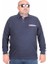 Erkek Büyük Beden Polo Yaka Sweat Flota Cep 24407 Lacıvert 1