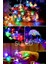 Rgb 5 Metre Gül LED 20 LED 220V Fişli Tak Çalıştır Dekoratif Iç ve Dış Mekan Süsleme Işığı 4