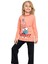 Kız Çocuk Pamuklu Uzun Kollu Desenli Pijama Takımı 5