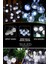 Dekoratif Top LED Işık Kristal Efektli Iç Mekan & Bahçe Aydınlatması 220V Fişli 45 Top LED 5
