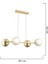 Berca 4lü Gold Avize Modern Mutfak Yemek Masası Üstü Yatak Odası Salon Avize 5