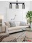 Şık Füme Cam 3'lü Salon ve Yemek Odası Avizesi, Modern Tasarım 1