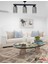 Şık Füme Cam 3'lü Salon ve Yemek Odası Avizesi, Modern Tasarım 2