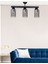 Şık Füme Cam 3'lü Salon ve Yemek Odası Avizesi, Modern Tasarım 5