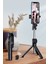 Bitonto Tripod Bluetooth Kumandalı Selfie Çubuğu Siyah 1
