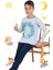 Erkek Çocuk Pamuklu Uzun Kollu Desenli Pijama Takımı 1