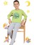 Erkek Çocuk Pamuklu Uzun Kollu Desenli Pijama Takımı 3