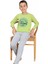 Erkek Çocuk Pamuklu Uzun Kollu Desenli Pijama Takımı 4