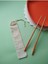 2 Çift Bambu Chopstick Noodle Çubuğu ve 2 Adet 25*5 Ölçülerde Hambez Kese 1