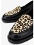 Kadın Hakiki Deri Loafer Ayakkabı 1029 01 Bn Ayk SK24-25 Syh Anl/leopar Tay 3