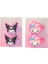Sevimli Sanrio Karakterli 4 Adet Pens Toka (Kuromi-My Melody) 1