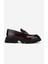 Erkek Deri Bordo Loafer Ayakkabı 381 20228 Erk Ayk SK24-25 Bordo Acma 1