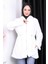 Ekru Fermuarlı Peluş Mont 1