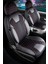 Fiat Egea Cross Uyumlu Deri Detaylı Oto Koltuk Kılıfı Ön Arka Set Cyrus Model Siyah Kırmızı Fs 2