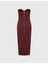 Madeliene Kadın Bordo Elbise 4