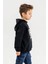 Kapüşonlu Pamuk Erkek Çocuk Sweatshirt 4