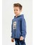 Kapüşonlu Pamuk Erkek Çocuk Sweatshirt 4