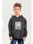 Kapüşonlu Pamuk Erkek Çocuk Sweatshirt 3