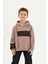 Kapüşonlu Ribanalı Pamuk Erkek Çocuk Sweatshirt 3