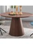 Hemera Ceviz Ahşap Yemek Masası 120X120 3