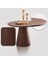 Hemera Ceviz Ahşap Yemek Masası 120X120 4