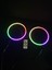 Pixel Kayar LED Midrange Kapağı 1 Takım 20 cm 2 Adet Pixel Kayar LED Kapak + Kumanda Modül 1
